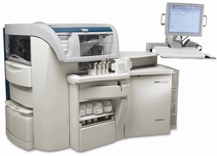 Image: The Advia Centaur XP immunoassay system (Photo courtesy of Siemens Healthcare).